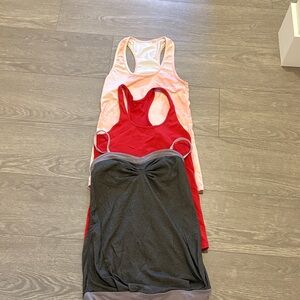 Bundle of lululemon tank tops